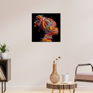 Celebrating Colourful Black Women Poster