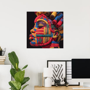 Celebrating Colourful Black Women Poster