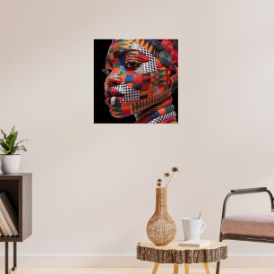 Celebrating Colourful Black Women Poster