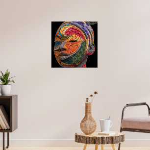 Celebrating Colourful Black Women Poster