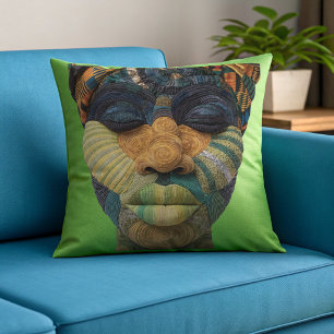 Celebrating Colourful Black Women Throw Pillow