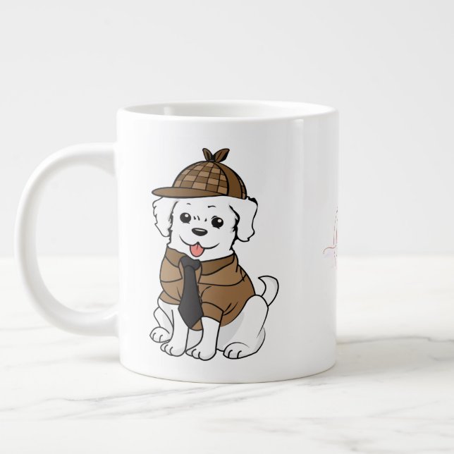 Celebrating Cosies Large Coffee Mug (Left)