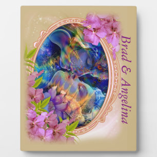 Celebrating couple. plaque