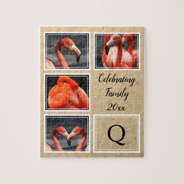 CELEBRATING FAMILY Photo Customisable Keepsake Jigsaw Puzzle (Vertical)