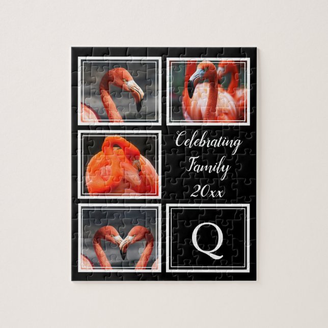 CELEBRATING FAMILY Photo Customisable Keepsake Jigsaw Puzzle (Vertical)