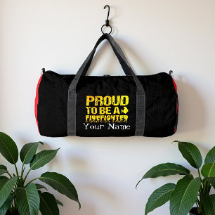 Celebrating Firefighter Pride & Bravery Duffle Bag