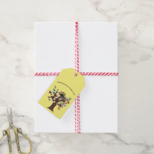 Celebrating Flags Hispanic Heritage Month Gift Tags