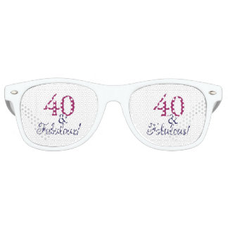 celebrating forty and fabulous retro sunglasses