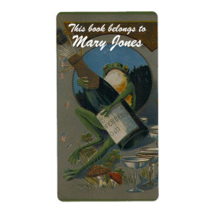 Celebrating Frog  Bookplate