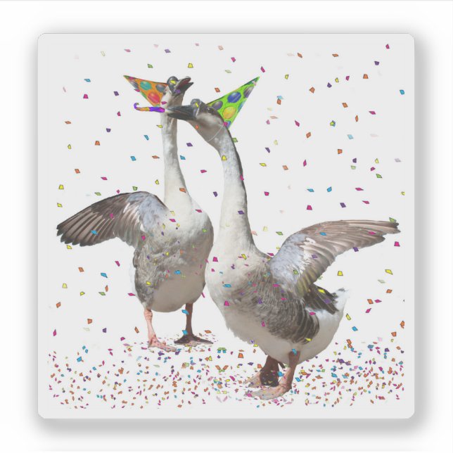 Celebrating Geese (Front)