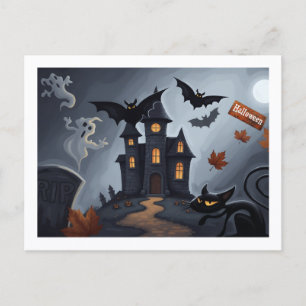 Celebrating Halloween  Postcard