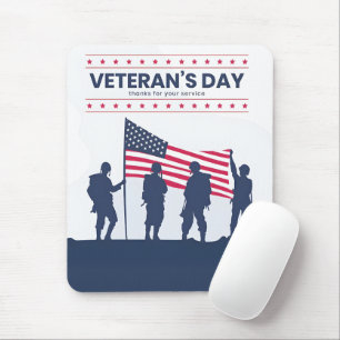 Celebrating Heroes of America – Veterans Day 2025 Mouse Pad