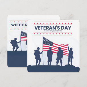 Celebrating Heroes of America – Veterans Day 2025 Thank You Card