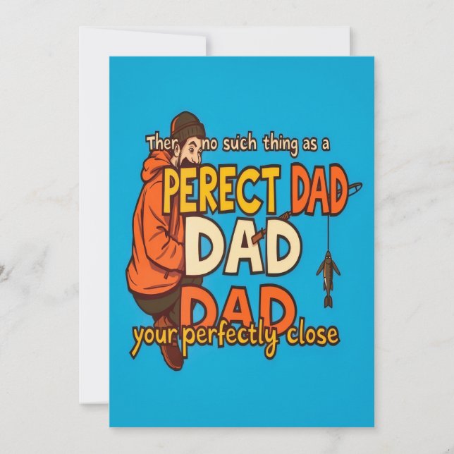 Celebrating Imperfect Fatherhood Invitation (Front)