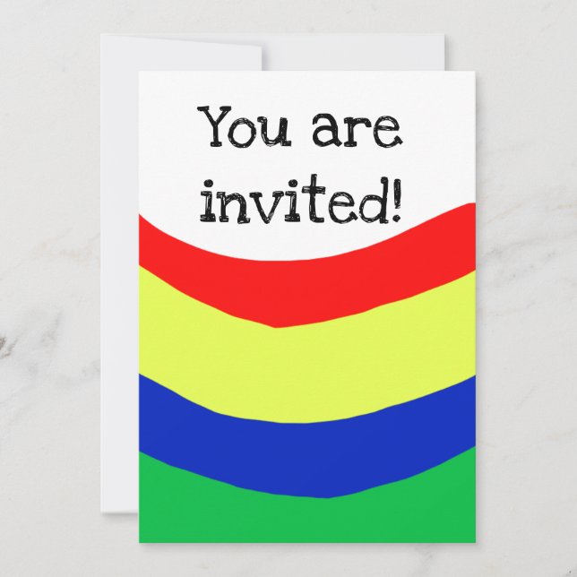 Celebrating, invitation, all occasions invitation (Front)