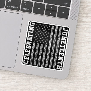 Celebrating Juneteenth Vintage American Flag Cool
