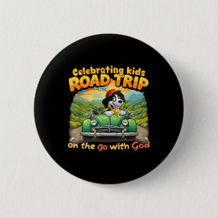 Celebrating Kids Road Trip On The Go With God Vbs 6 Cm Round Badge
