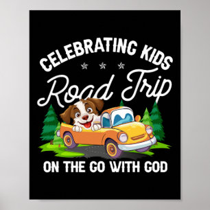 Celebrating Kids Road Trip On The Go With God Vbs Poster