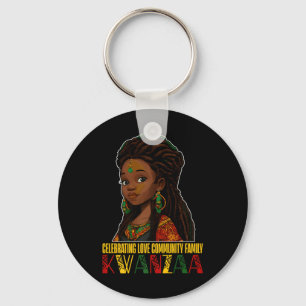 Celebrating Kwanzaa Kinara Principles Candles Afri Key Ring
