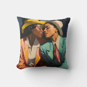 Celebrating Lesbian Black Women Cushion
