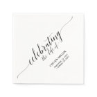 Celebrating Life | Elegant Script Memorial Funeral