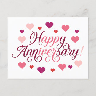 Celebrating Love: Happy Anniversary Postcard