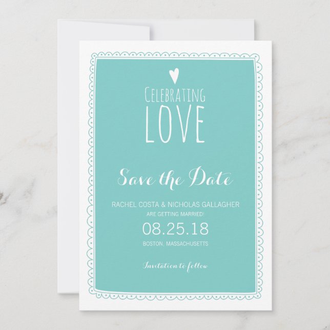 Celebrating Love | Save the Date (Front)