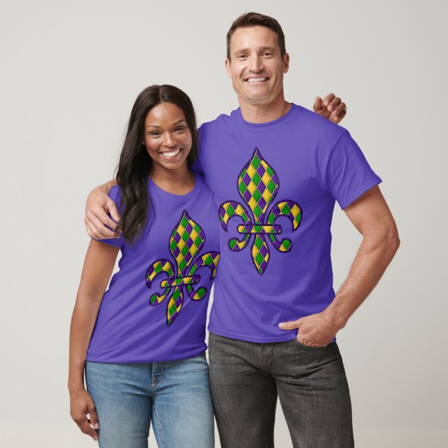 Celebrating Mardi Gras Carnival T-Shirt (Unisex)