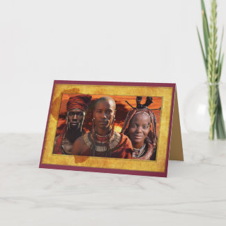 Celebrating Mother Africa Thank You Card