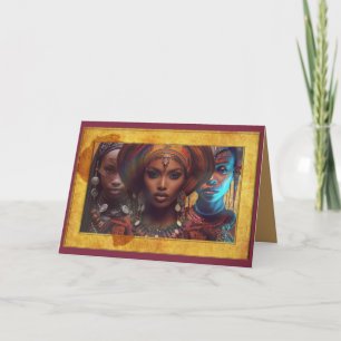 Celebrating Mother Africa Thank You Card