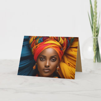 Celebrating Mother Africa Thank You Card