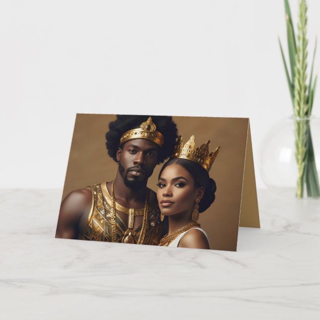 Celebrating Mother Africa Thank You Card (Front)