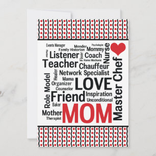 Celebrating Mum - Mother's Day or Mum's Birthday Invitation