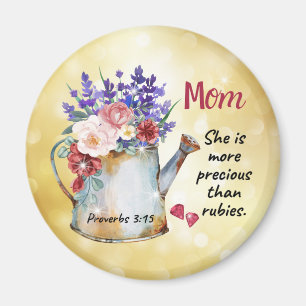 Celebrating Mum - Proverbs 3:15 Magnets