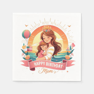 Celebrating Mum's Special Day Napkin