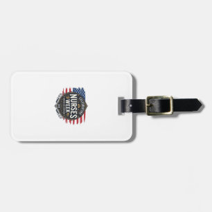 Celebrating Nurses Week 2026 Patriotic Vintage Des Luggage Tag