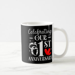 Celebrating Our 1st Wedding Anniversary 1 Year Of Coffee Mug