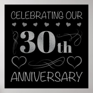 Celebrating Our 30th Anniversary Poster