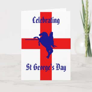 Celebrating St george's day Card