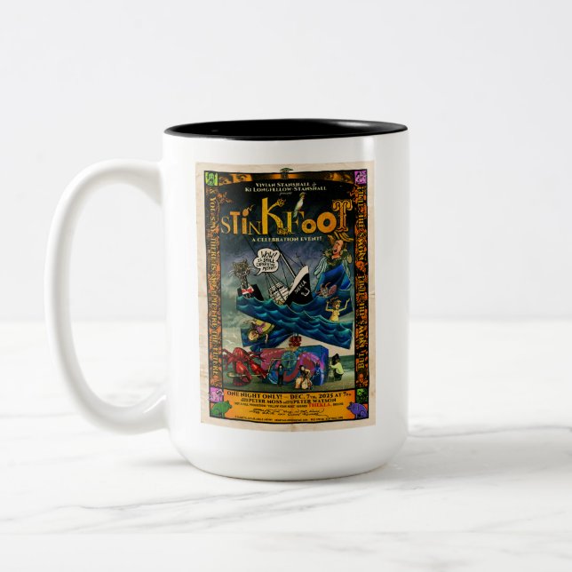 Celebrating Stinkfoot's 40th Poster Mug (Left)
