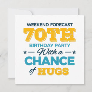 celebrating the 70th birthday invitation