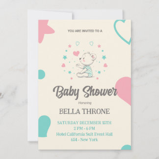 Celebrating the Arrival of Your Little Miracle! Invitation