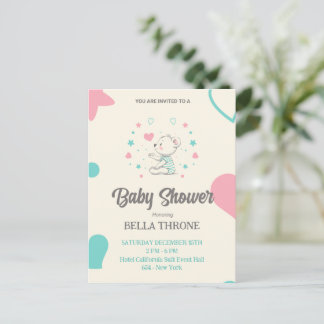 Celebrating the Arrival of Your Little Miracle! Postcard