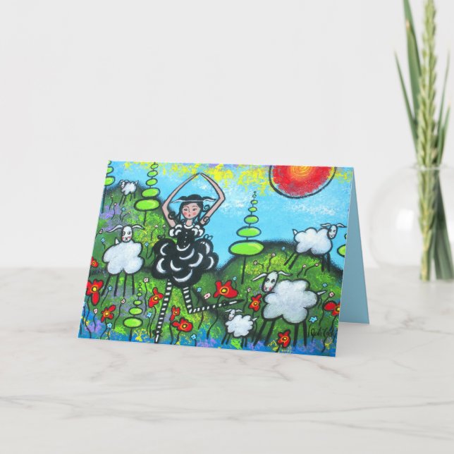 Celebrating The Black Sheep Birthday Card (Front)