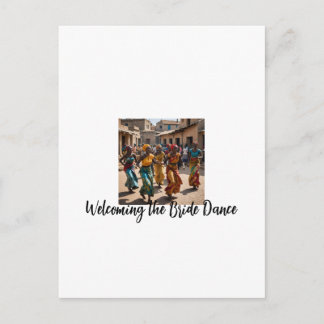 Celebrating the Bride’s Homecoming Postcard
