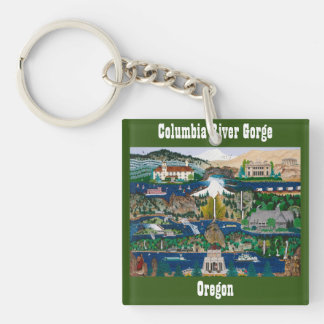 Celebrating the Columbia River Gorge Key Ring