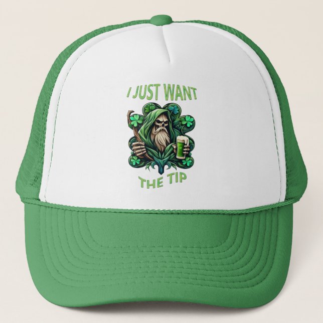 Celebrating the Festive Spirit of Saint Patrick's  Trucker Hat (Front)