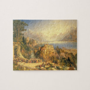 Celebrating the Grape Harvest, Lake Orta, North It Jigsaw Puzzle