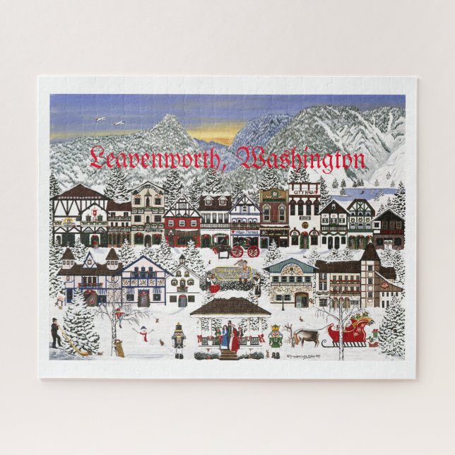 Celebrating the Holidays in Leavenworth Jigsaw Puzzle (Horizontal)