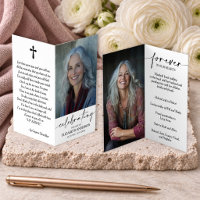 Celebrating the Life of Memorial Photo Card